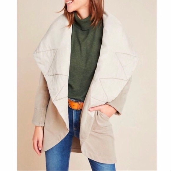 NWT Anthropology Misty Quilted Coat - Picture 3 of 5